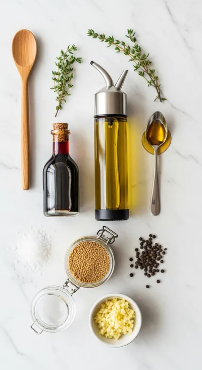 Balsamic Vinaigrette Dressing Recipe - cooking process
