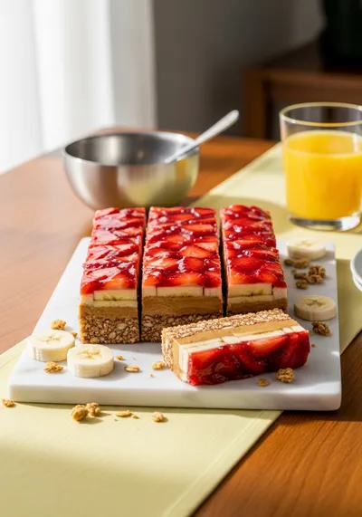 Banana Split Breakfast Bar Recipe