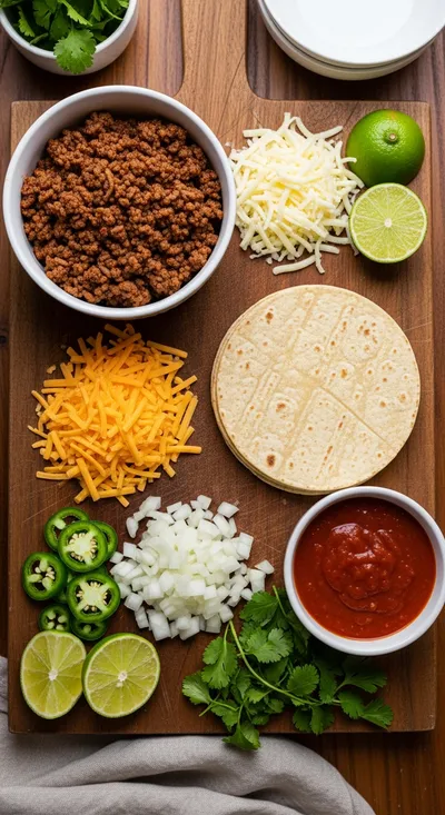 Beef Enchilada Casserole - cooking process