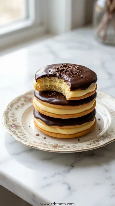 Boston Cream Pie Cookies – Soft, Creamy Treat
