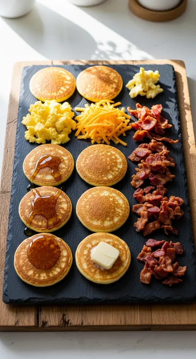 30-Minute Breakfast McGriddle Bites - cooking process