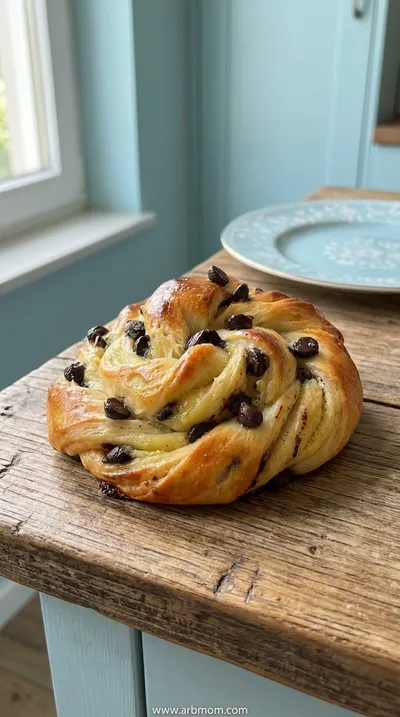 Brioches Roulées Crème Vanille & Pépites De Chocolat