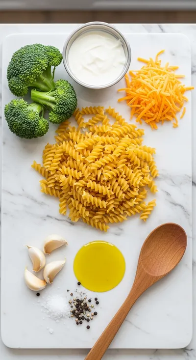 Broccoli and Cheese Pasta – Quick & Easy Dinner - cooking process