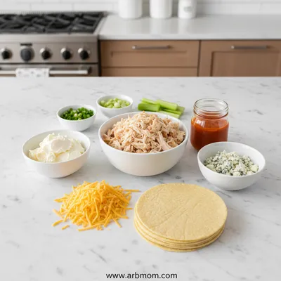 Buffalo Chicken Taquitos Recipe - cooking process
