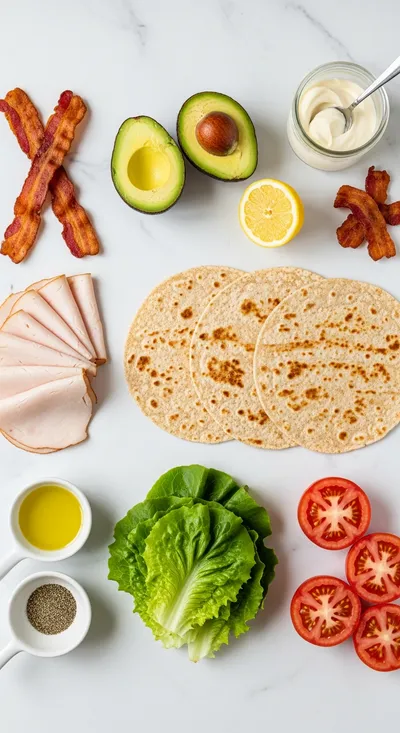 California Turkey Club Wrap – Fresh & Easy Lunch - cooking process