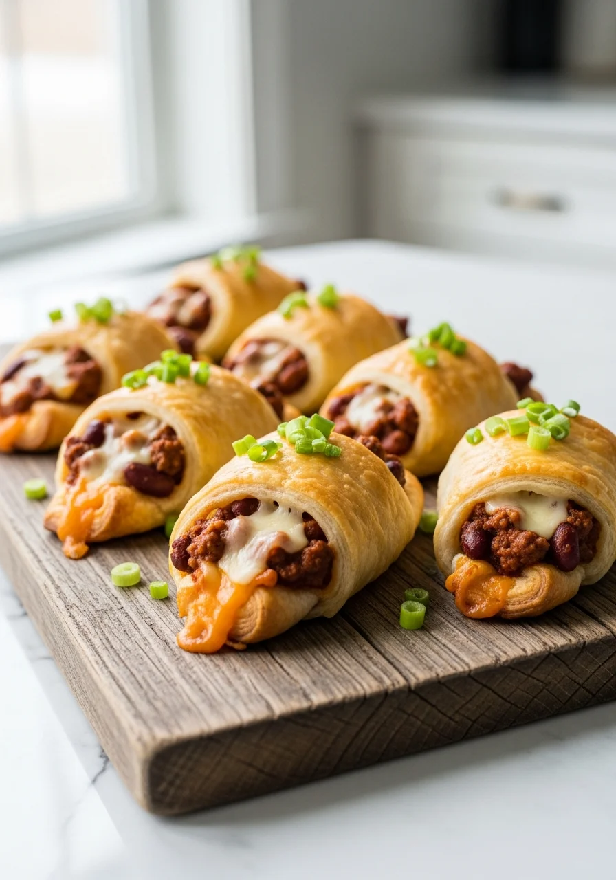 Easy Chili Cheese Crescent Dog Bake