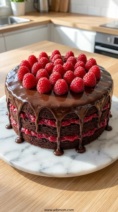 Chocolate Raspberry Cake – Decadent Dessert