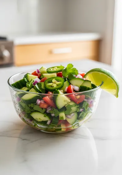 Chunky Cucumber Salsa