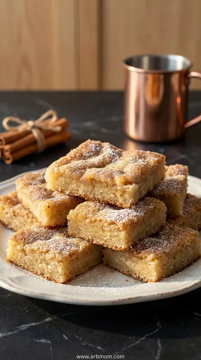 Cinnamon Sugar Blondies – Easy Fall Treat
