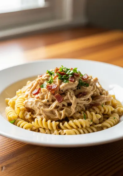 Comforting Crack Chicken Pasta