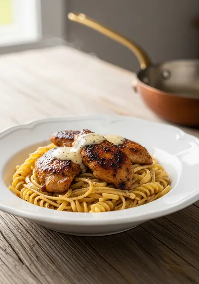 Cowboy Chicken Butter Linguini