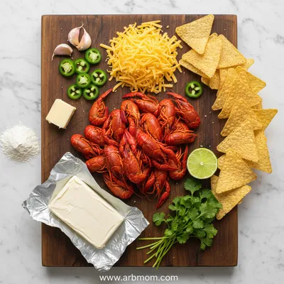 Crawfish Queso – Quick & Easy Seafood Dip - ingredients preparation
