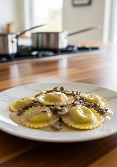 Creamy Mushroom Ravioli – Quick & Easy Delight