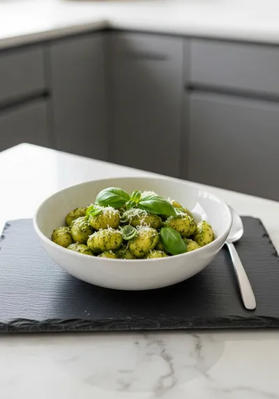 Creamy Pesto Gnocchi