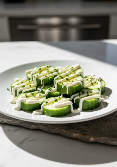 Cucumber Ranch Snack – 5‑Minute Healthy Appetizer