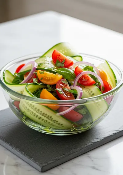 Cucumber Tomato Onion Salad – Fresh & Easy Summer Side