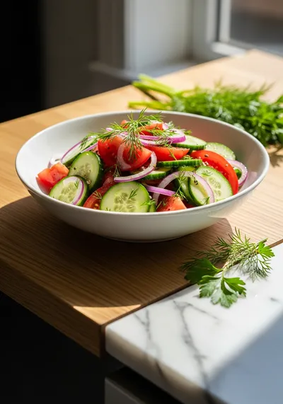 Cucumber Tomato Salad – Fresh & Easy Summer Side Dish