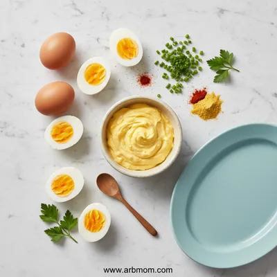 Deviled Egg Chicks Recipe - cooking process