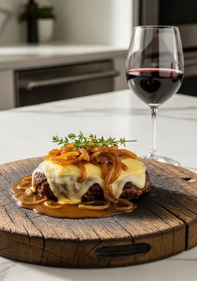 French Onion Salisbury Steak