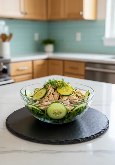 Fresh Cucumber Chicken Salad – Quick & Crunchy