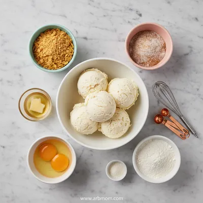 Irresistible Fried Ice Cream Recipe - cooking process