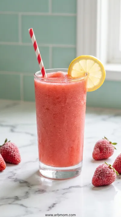 Frozen Strawberry Lemonade – Easy Summer Treat