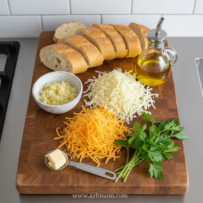 Garlic Bread Grilled Cheese – 15‑Minute Lunch - cooking process