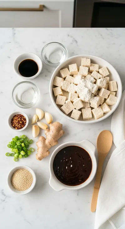 General Tso Tofu Recipe - cooking process