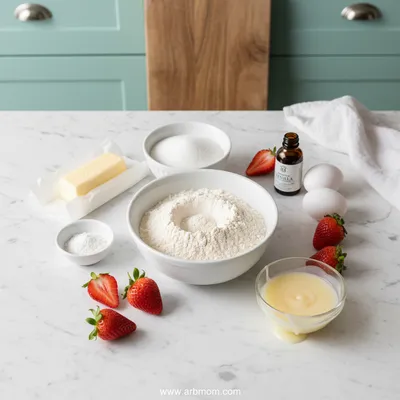 Glazed Strawberry Bread Recipe - cooking process