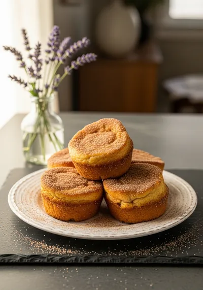 Cinnamon Sugar French Toast Muffins
