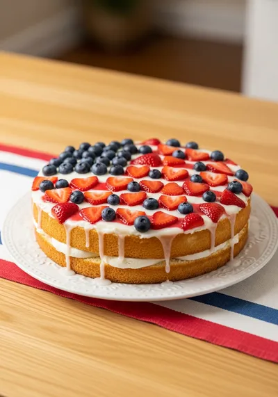 July 4th Poke Cake – Easy Patriotic Dessert