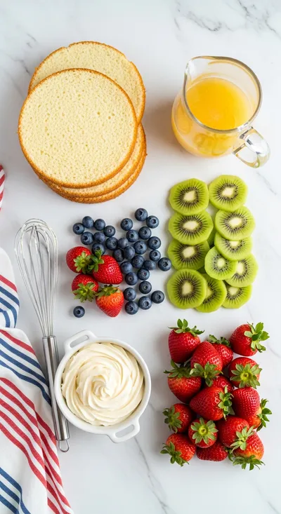 July 4th Poke Cake – Easy Patriotic Dessert - cooking process