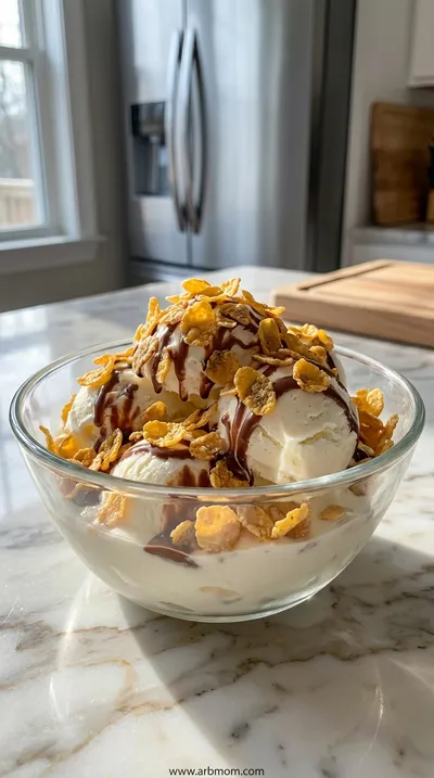 Krispy Ice Cream Dessert – Quick & Easy Recipe