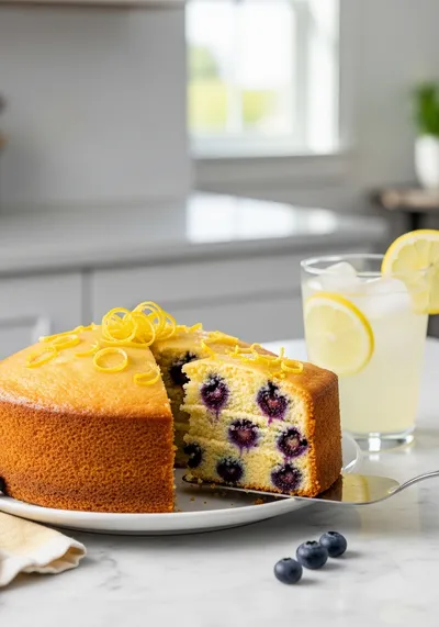 Lemon Blueberry Cake Recipe