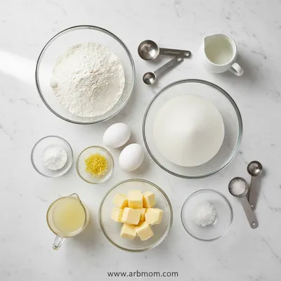 Soft & Chewy Lemon Cookies - cooking process