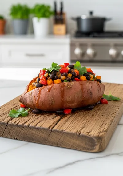 Mexican Stuffed Sweet Potatoes – Easy Healthy Recipe