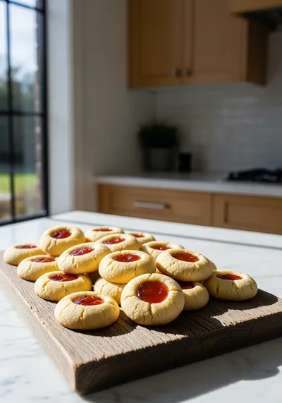 Montana Huckleberry Jam Thumbprints Recipe