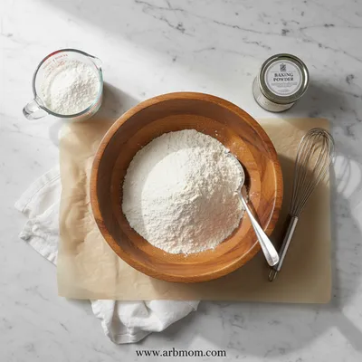 No Yeast 2-Ingredient Bread - cooking process
