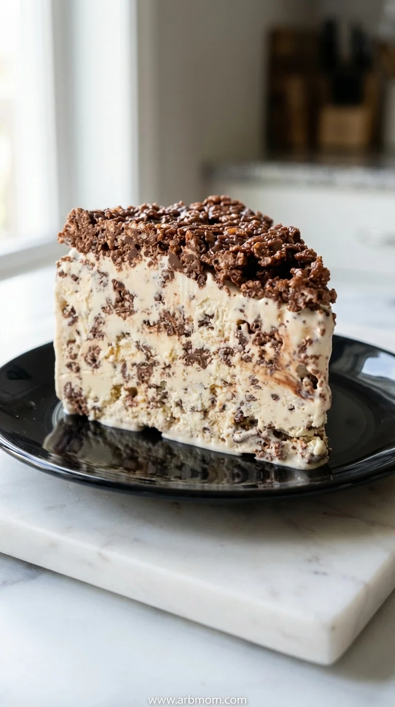 Nutella Crunch Ice Cream Cake