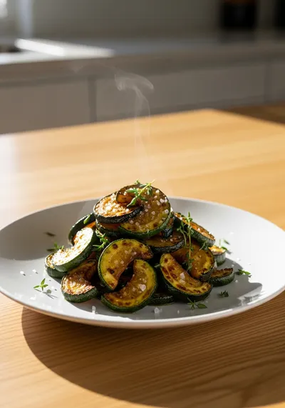 Oven Roasted Zucchini and Squash