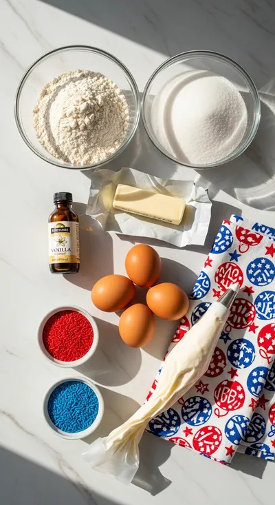 Patriotic Bundt Cake – Easy Sweet & Savory Recipe - cooking process