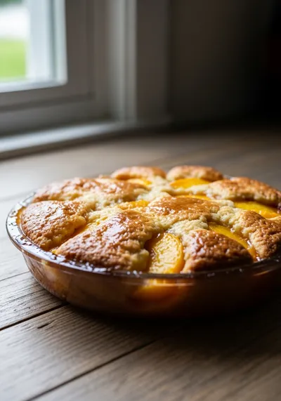 Peach Cobbler: Easy 4‑Ingredient Dessert