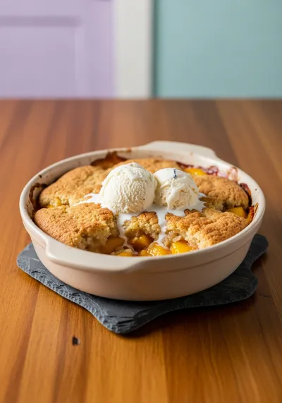 Peach Cobbler – Sweet, Easy & Crowd-Pleasing