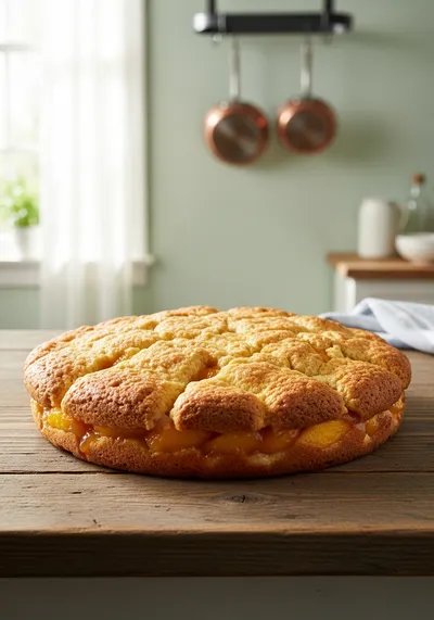 Easy Homemade Peach Cobbler
