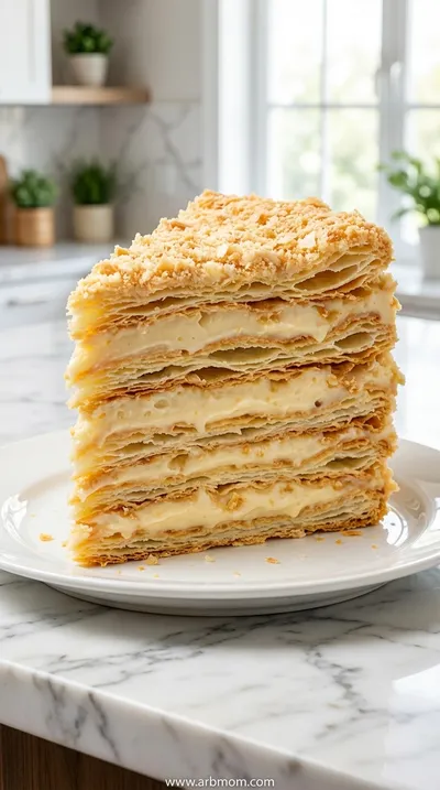 Russian Napoleon Cake – Classic Puff Pastry Dessert