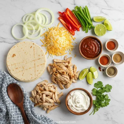 Smothered Chicken Burritos - Quick & Easy - cooking process