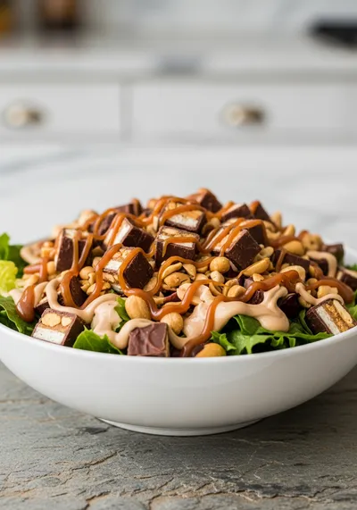 Snickers Salad Recipe – Easy Vegetarian Dessert