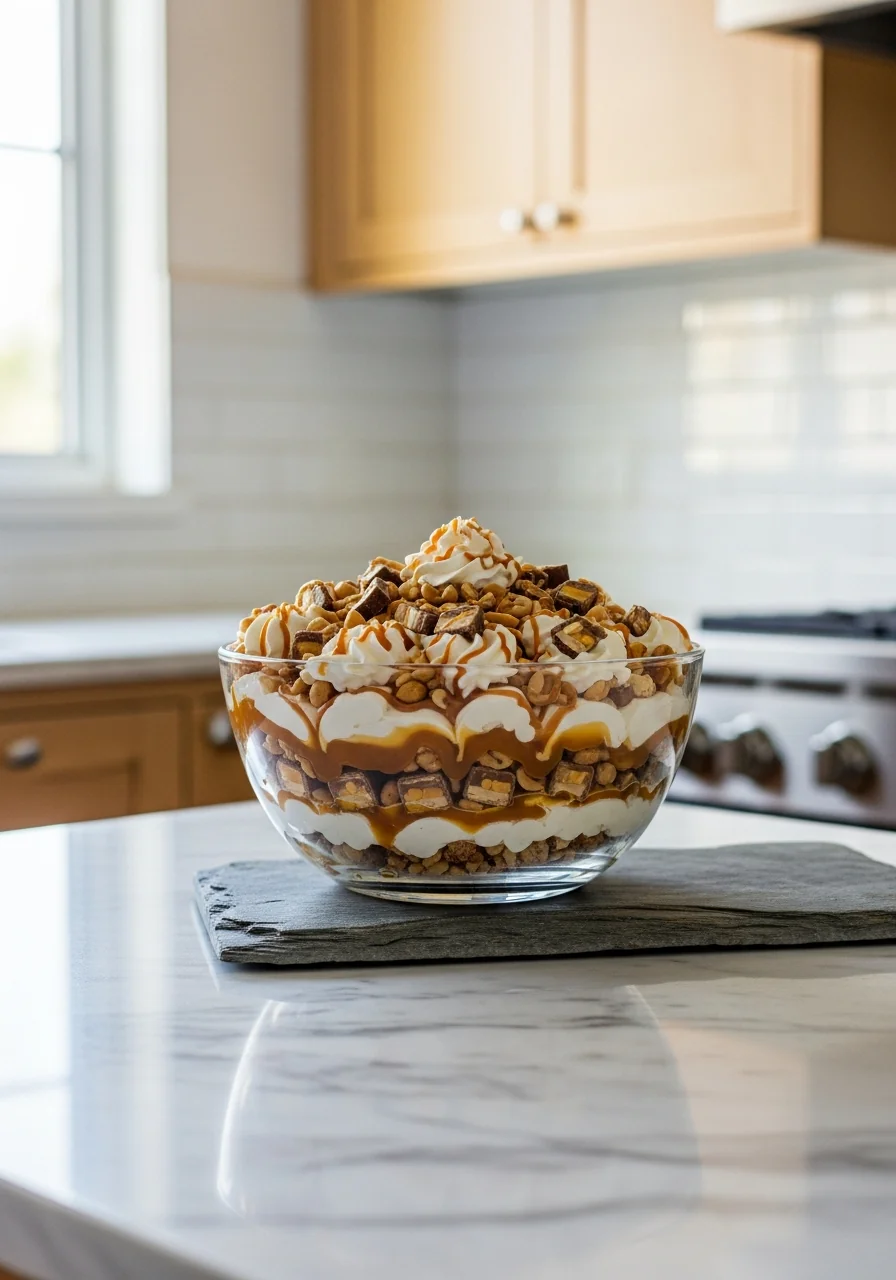 Snickers Salad Recipe – Quick & Easy Vegetarian Dessert