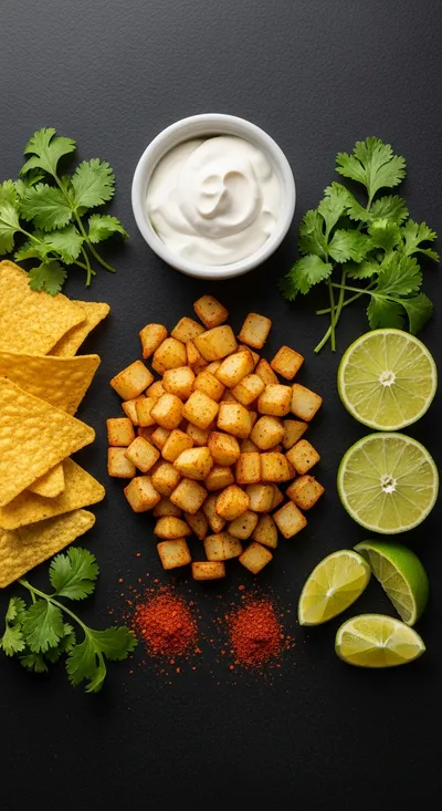 Spicy Potato Tacos – Quick & Easy Snack - cooking process