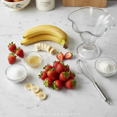 Strawberry Banana Pudding – No‑Bake Dessert - cooking process